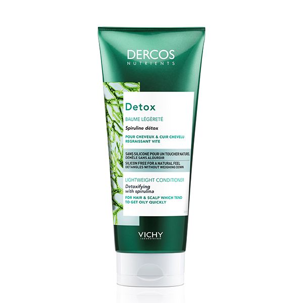 Vichy Dercos Nutrients Après-Shampoing Baume Detox Cheveux Gras | 200ml Maroc