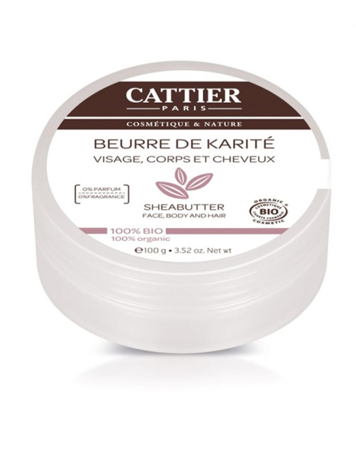 Cattier Beurre de karite Nature 100g Maroc