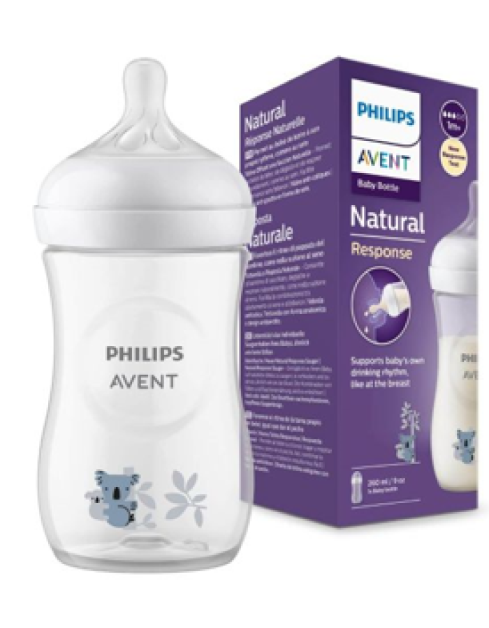 AVENT BIBERON NATURAL REPONSE KOALA 1M+ 260ML SCY903/67
